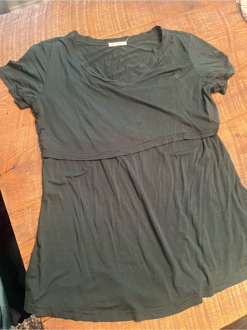 Women’s Black Nursing/Breastfeeding Top